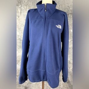 The North Face Men’s Blue Fleece Windfall Full Zip Jacket L